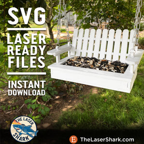 Porch Swing Bird Feeder - Laser Cut Files - SVG