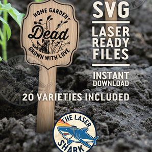 FUNNY Home Garden Markers - Laser cut files - SVG