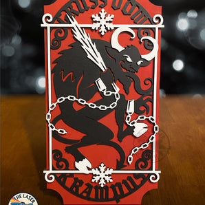 Krampus Artwork - Laser Cut Files - SVG