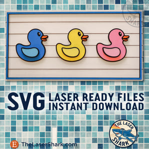 Rubber Duckies - Laser Cut Files - SVG