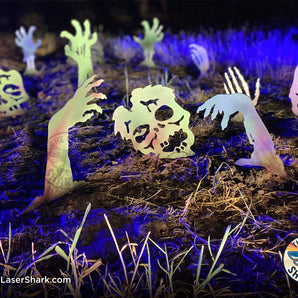 Zombie Yard Stakes - Laser Cut Files - SVG